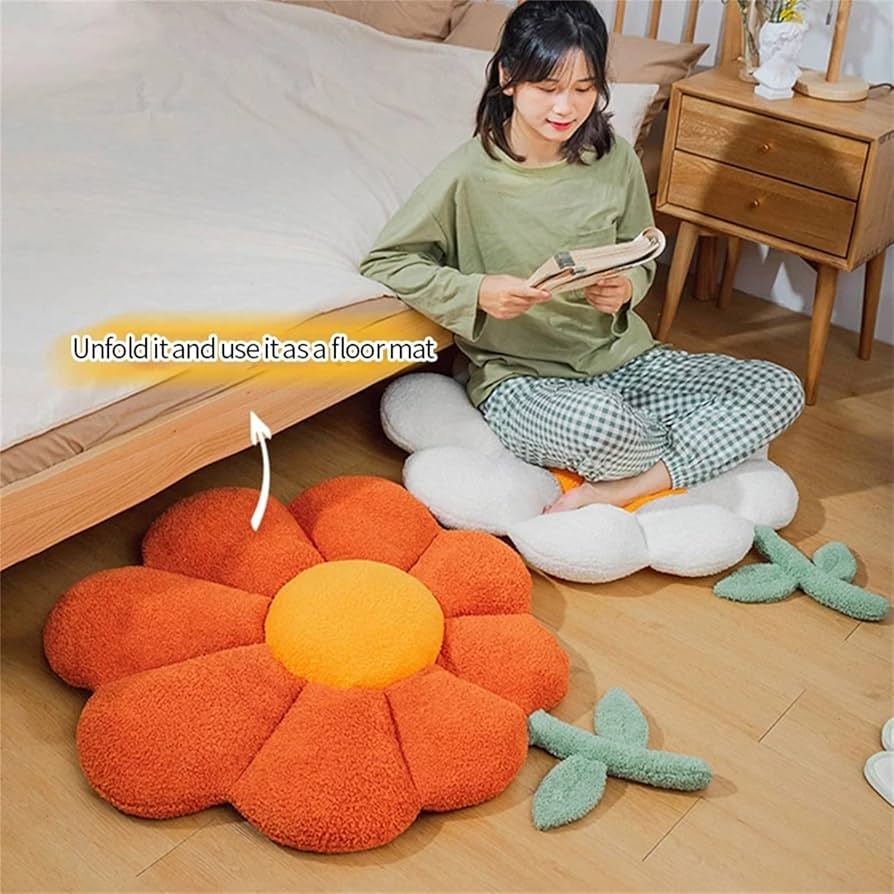 Amazon.co.jp: SIDAEHTRE 花の形のクッション、花の形の